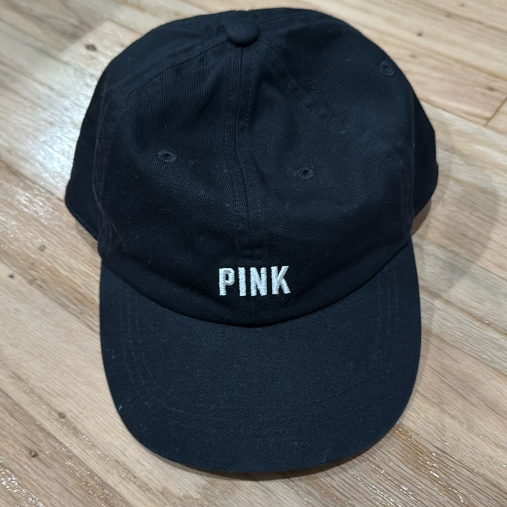 Pink Victoria’s Secret baseball hat